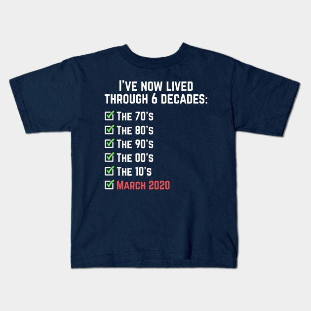 March 2020 Kids T-Shirt by twistedtee